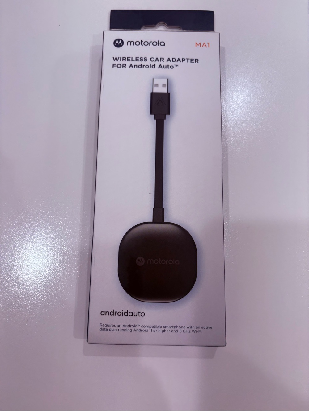 NEW Motorola MA1 Wireless Android Auto Adapter – Bluetooth